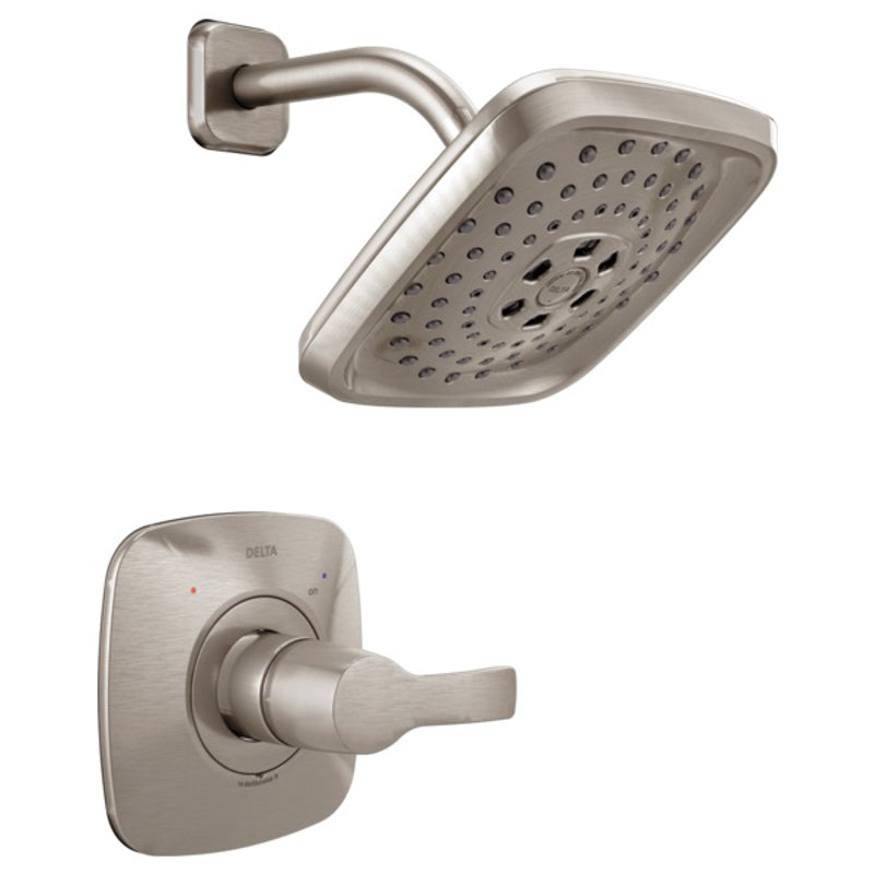 Tesla Shower Trim W/Multi-Function Showerhead In Brilliance Stainless