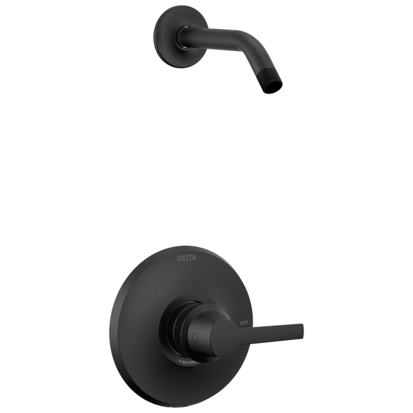 Galeon Shower Trim Less Showerhead In Matte Black