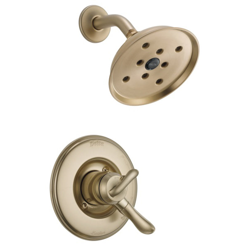 Linden Shower Trim W/Single-Function Showerhead In Champagne Bronze