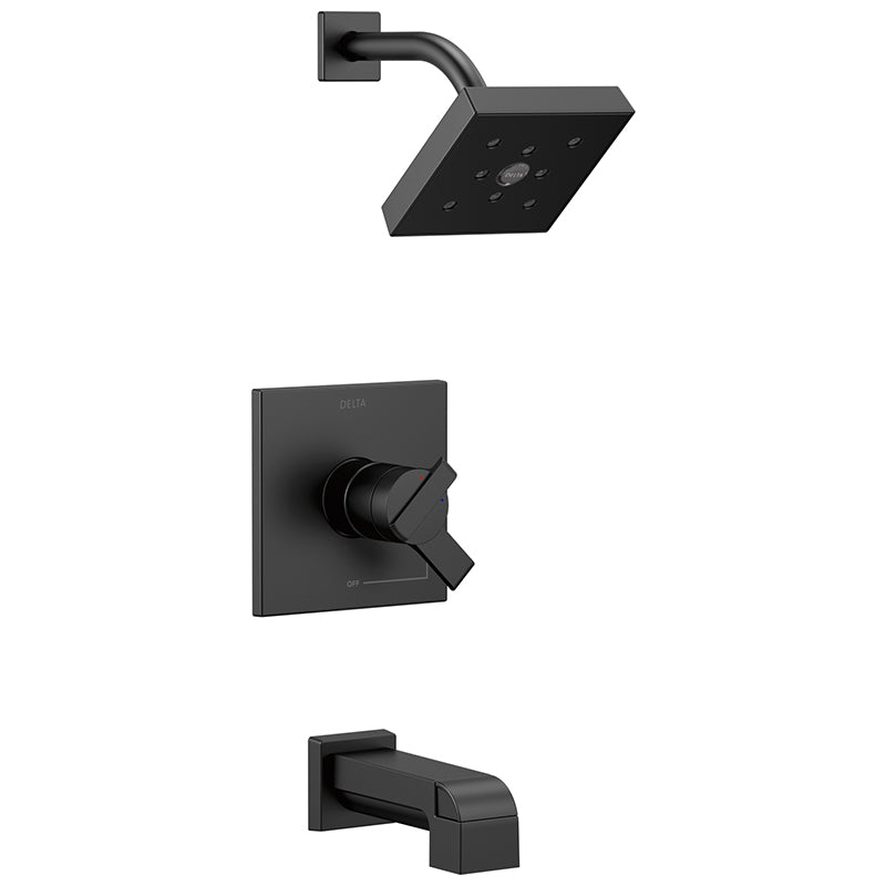 Ara Monitor Tub/Shower Trim In Matte Black