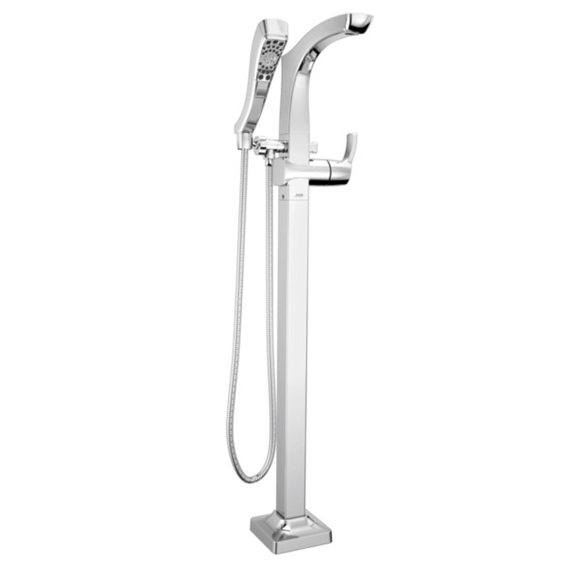 Tesla Tub Trim W/Handshower In Chrome