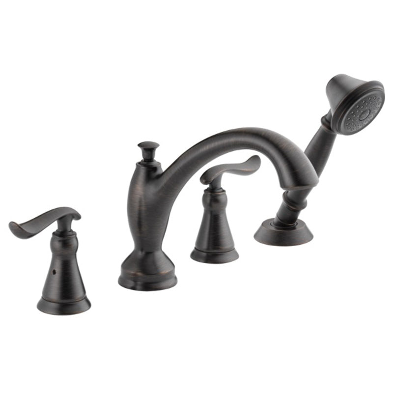 Linden Tub Trim W/Handshower In Venetian Bronze
