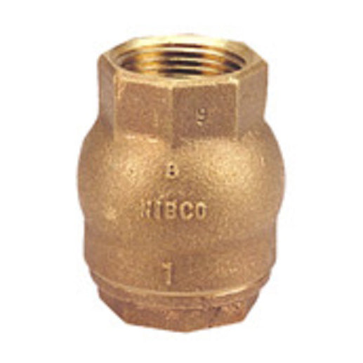VALVE 1/2 BRS SPRING-LOADED T480Y - W/TEFLON DISC