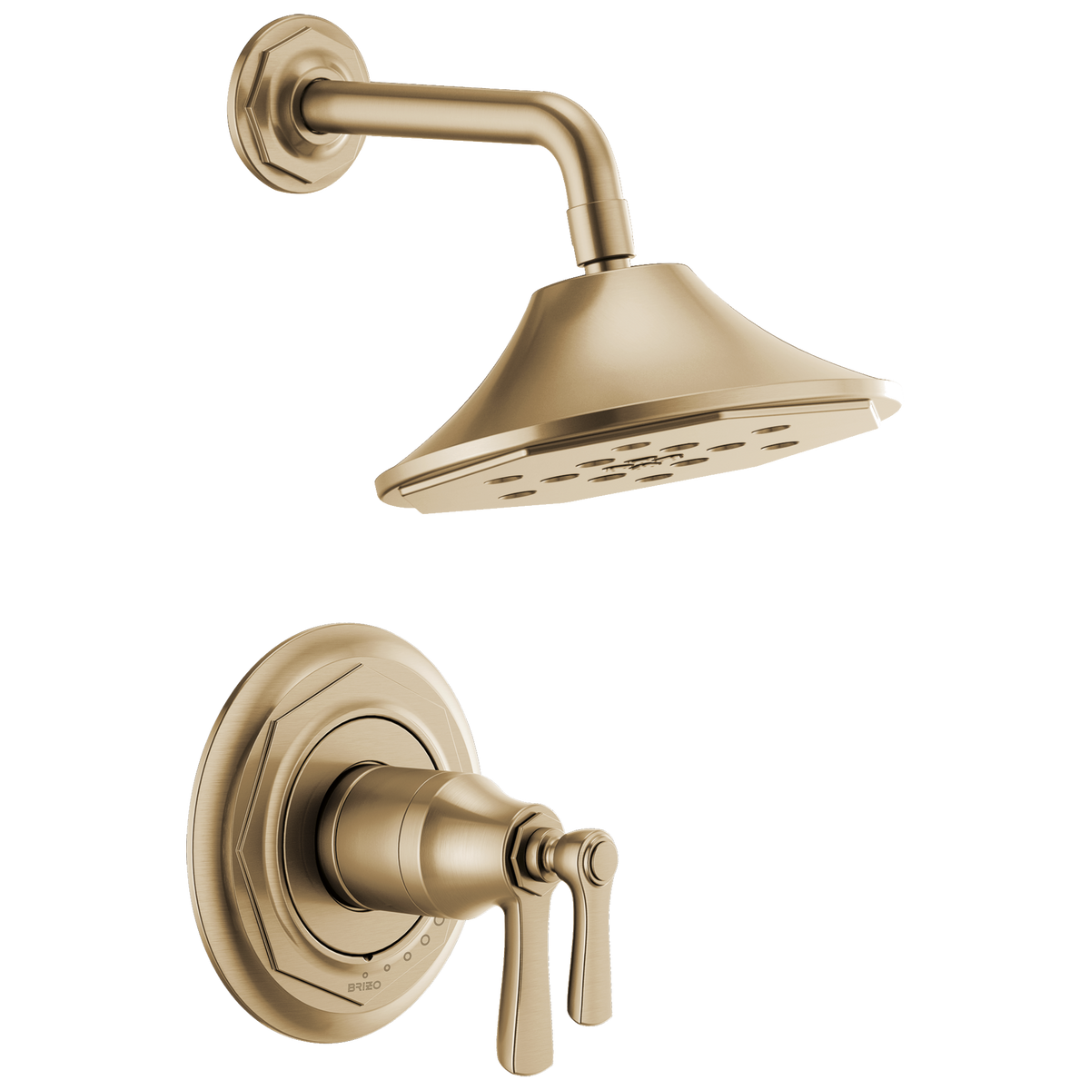 Rook Tempassure Thermostatic Shower Only in Luxe Gold