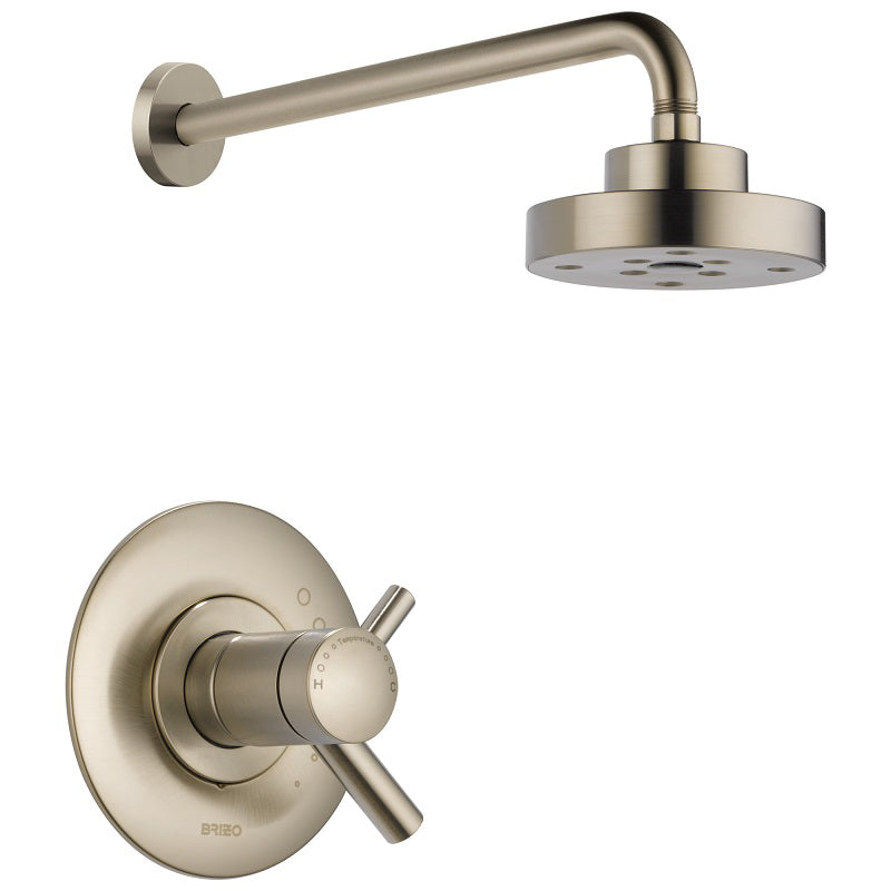 Odin Shower Trim W/Single-Function Showerhead In Pol. Nickel
