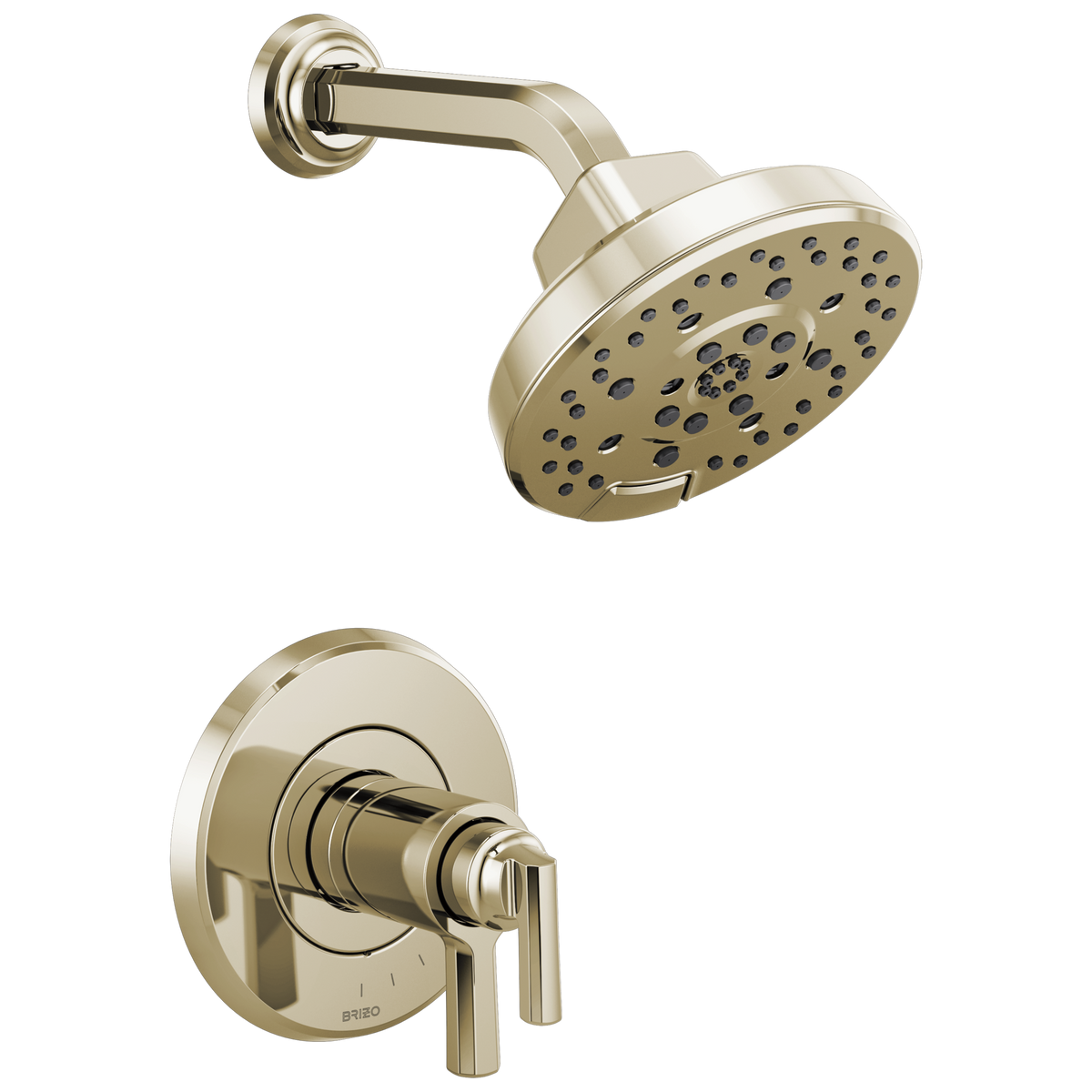 Levoir Shower Trim W/Multi-Function Showerhead In Pol. Nickel
