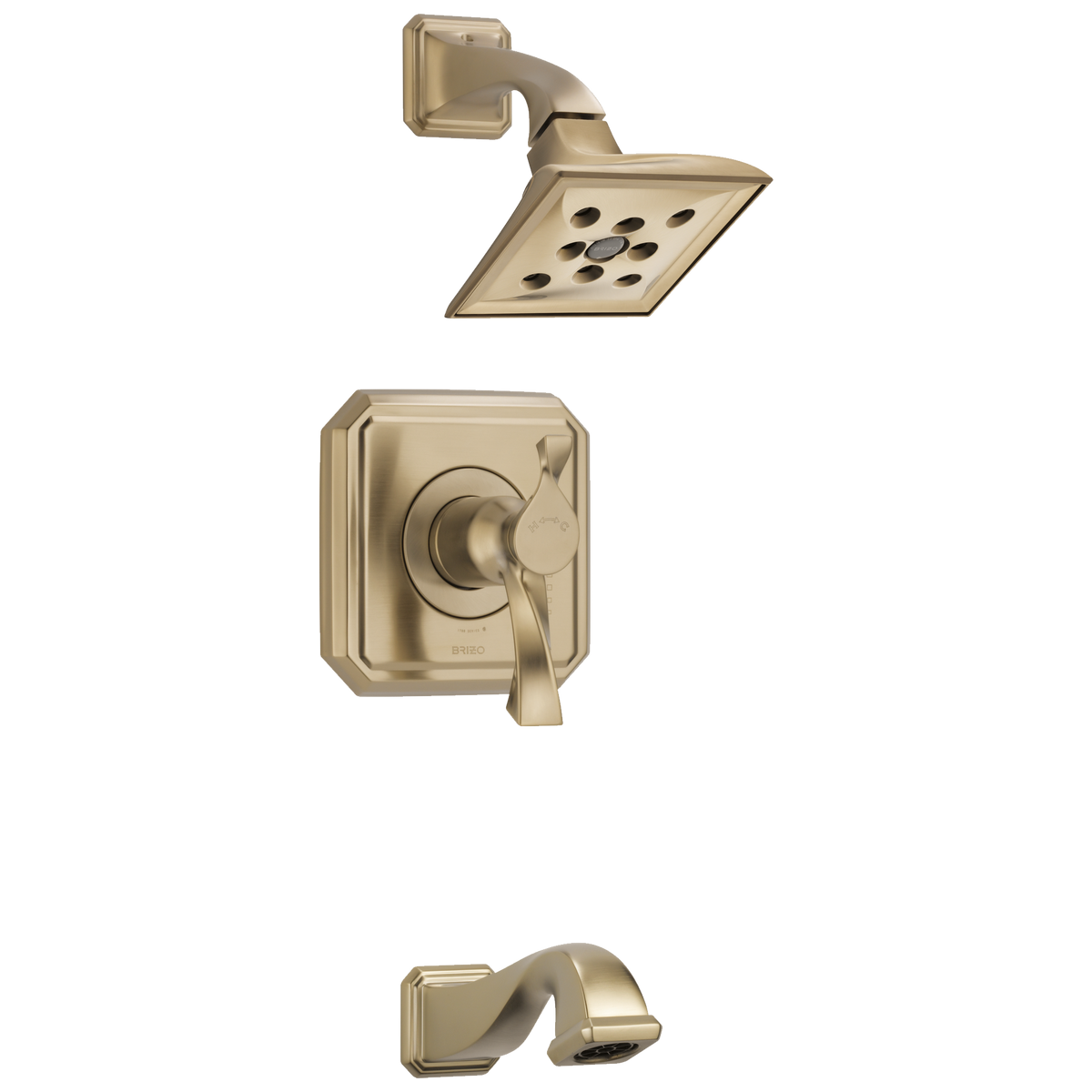 Virage Tempassure Thermostatic Tub/Shower Trim in Luxe Gold