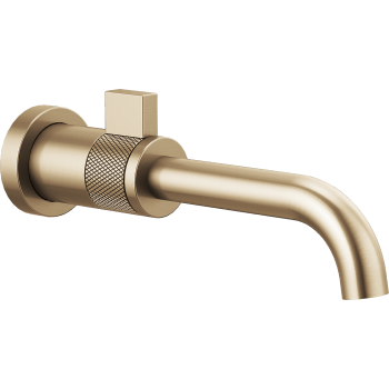 Brizo Litze Wall Mount Lav Faucet Trim In Luxe Gold