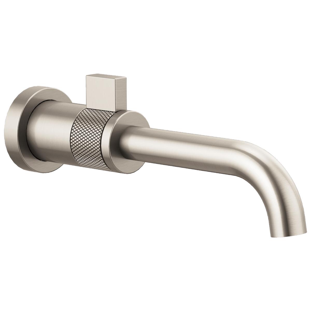 Litze Wall Mount Lav Faucet in Luxe Nickel