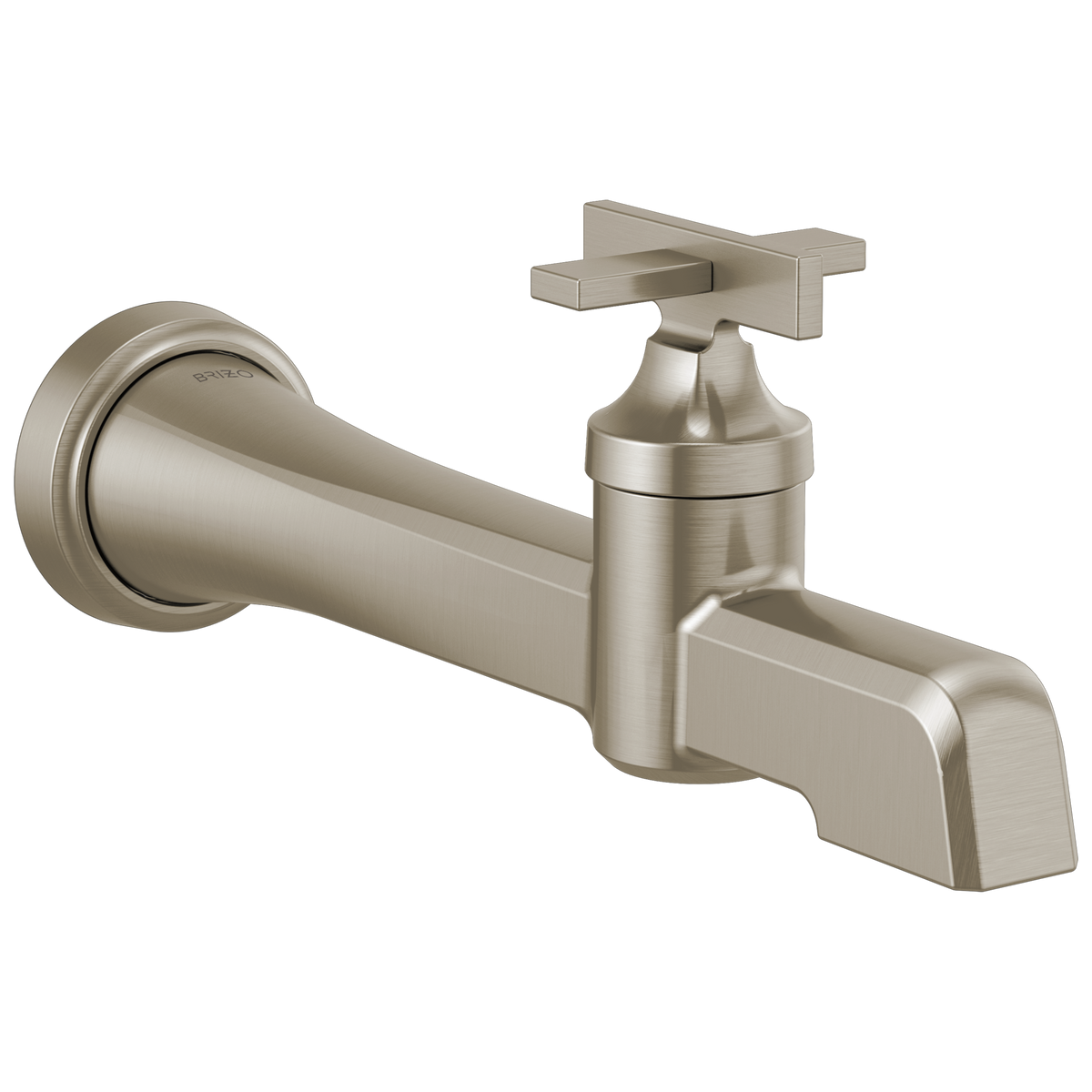 Levoir Single Handle Wall Mount Lav Faucet in Luxe Nickel