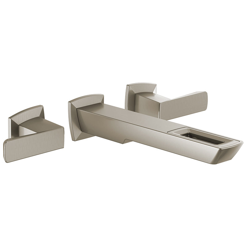 Brizo Vettis Wall Mount Lav Faucet Trim In Luxe Nickel