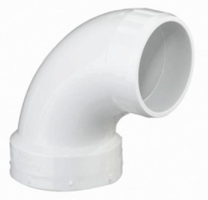 90° Street Elbow 1-1/2" PVC DWV SPGXHUB