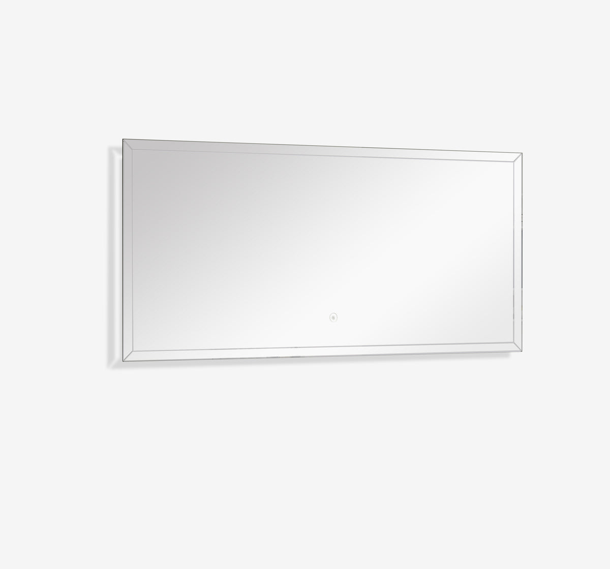 LED-Backlit Contemporary Mirror 47.24x21.65" w/Touch Sensor