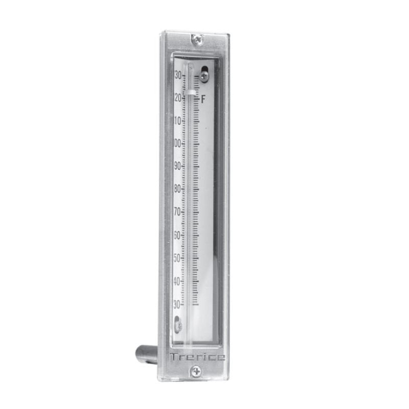 Thermometer 30° to 240°F 6-1/2" Angle Aluminum Case