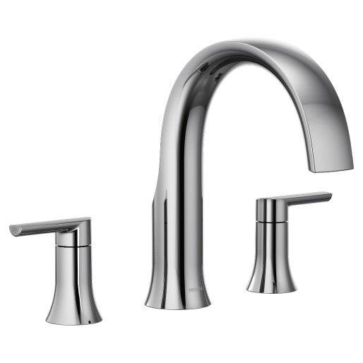 Doux Roman Tub Faucet Trim In Chrome