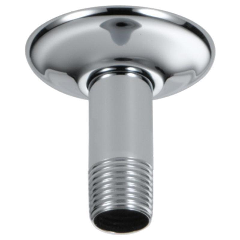 Universal Showering Ceiling Mount Shower Arm & Flange In Chrome