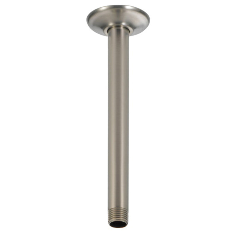 Universal Showering Ceiling Mount Shower Arm & Flange In Stainless