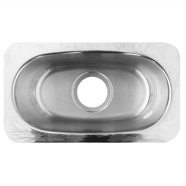 Kindred 9-1/8x16-3/16x5-1/2 Stainless Steel Single Bowl Sink