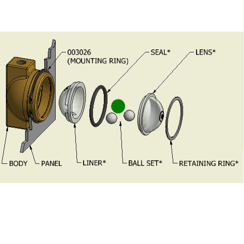 Liner for 1/4" to 1/2" Flow Indicator