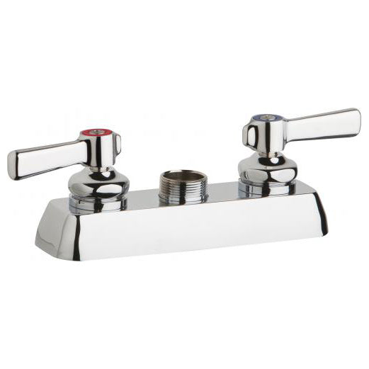 Deck-Mounted Manual Sink Faucet In Polished Chrome