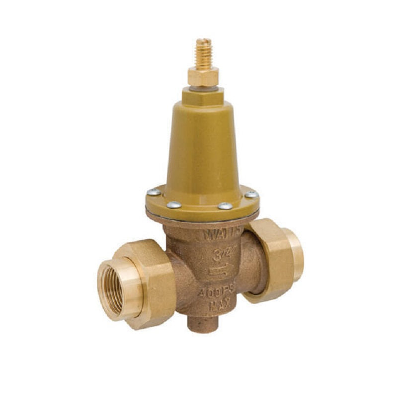 Pressure Valve 3/4" Brass Water Pressure Reducing Threaded Max Pressure 400 PSI