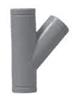 Wye 1-1/2" PVDF Schedule 40 No-Hub Mechanical Joint Lateral Plenum Plus