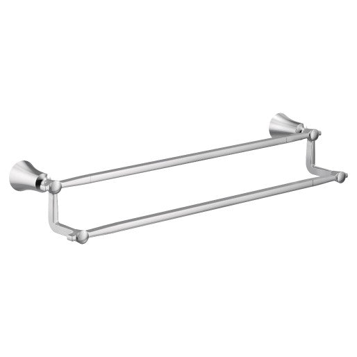 Flara 24" Double Towel Bar in Chrome