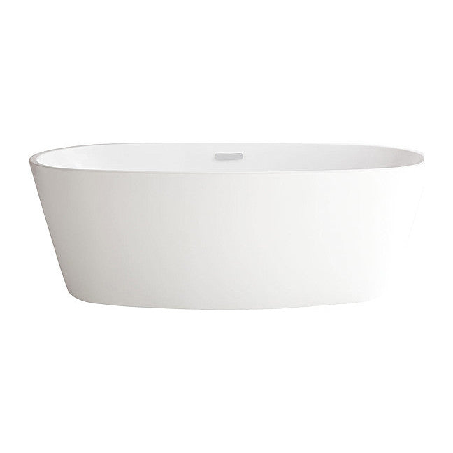 Coastal 68-3/4x31-1/4x23-5/8" Freestanding Bathtub in White