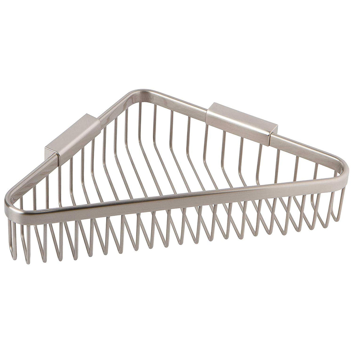 Hotelier 6" Corner Shower Basket in Satin Nickel