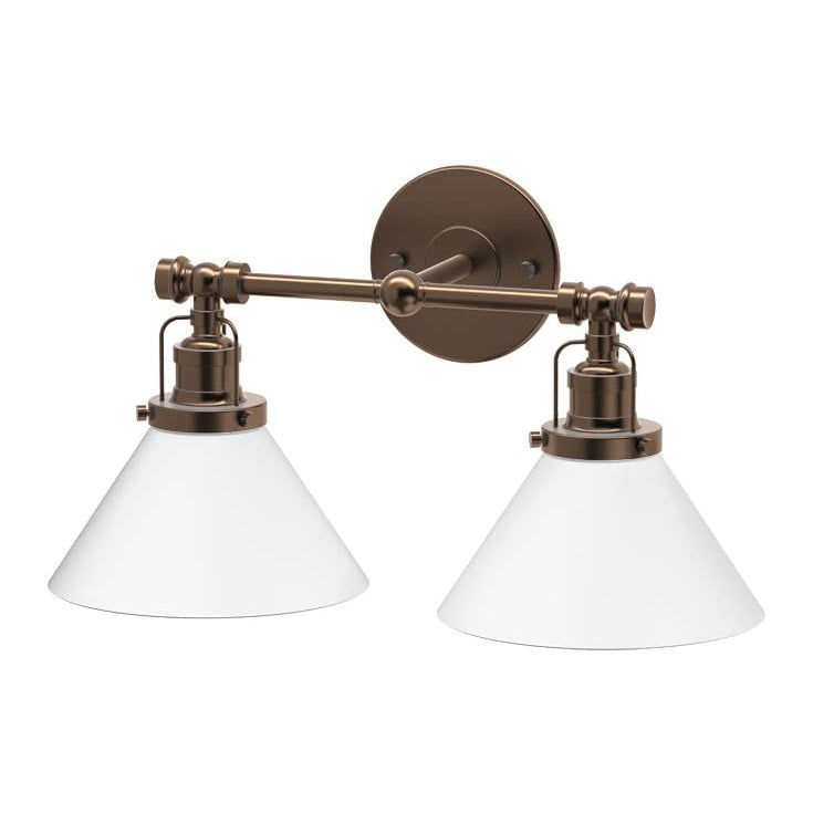 Cafe Double Light Sconce in Bronze