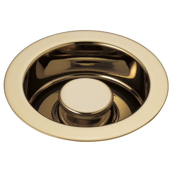 Brizo Disposal & Flange Stopper in Polished Gold