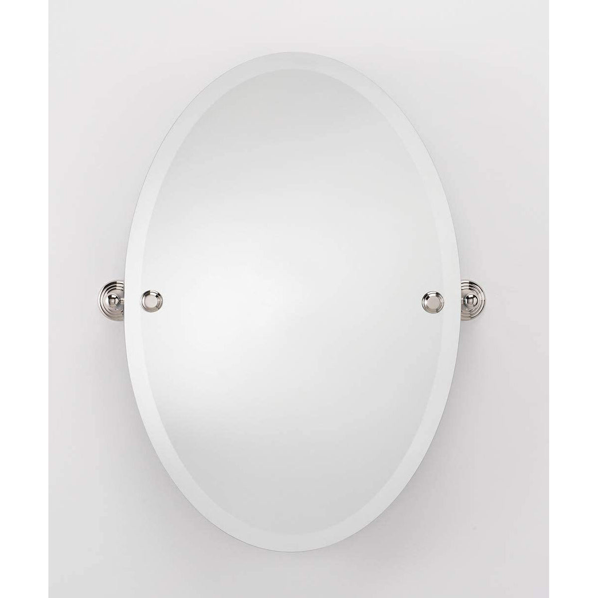 MIRROR 21X31 2131-OVL OVAL W/HOLES FOR BRACKETS (NOT INCL)