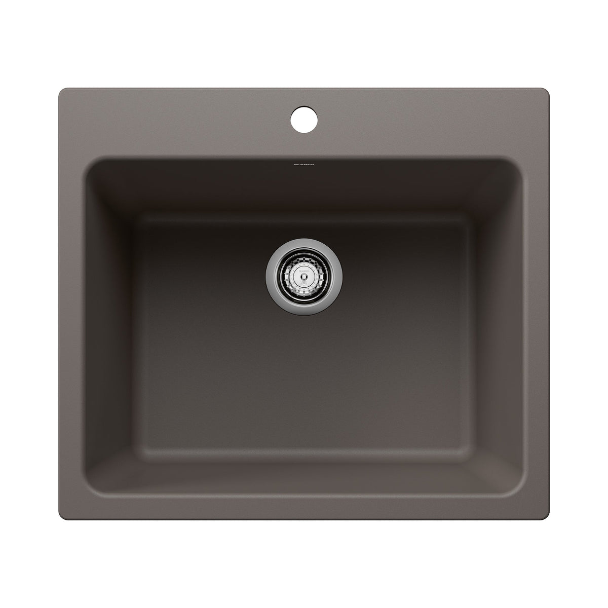 SINK 25X22 NHL SGL BWL 443116 LIVEN LAUNDRY - VOLCANO GRAY