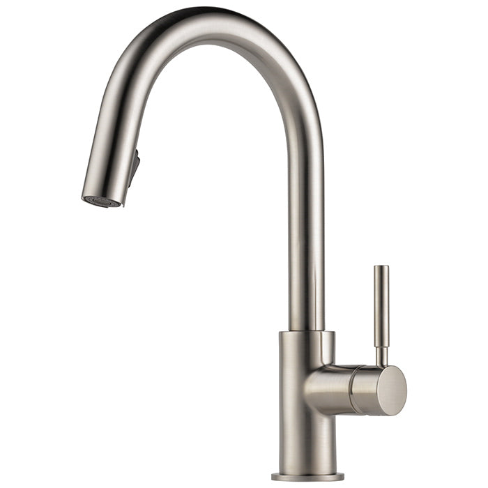 Brizo Solna Single Hole Pull-Down Kitchen Fct in Stainless