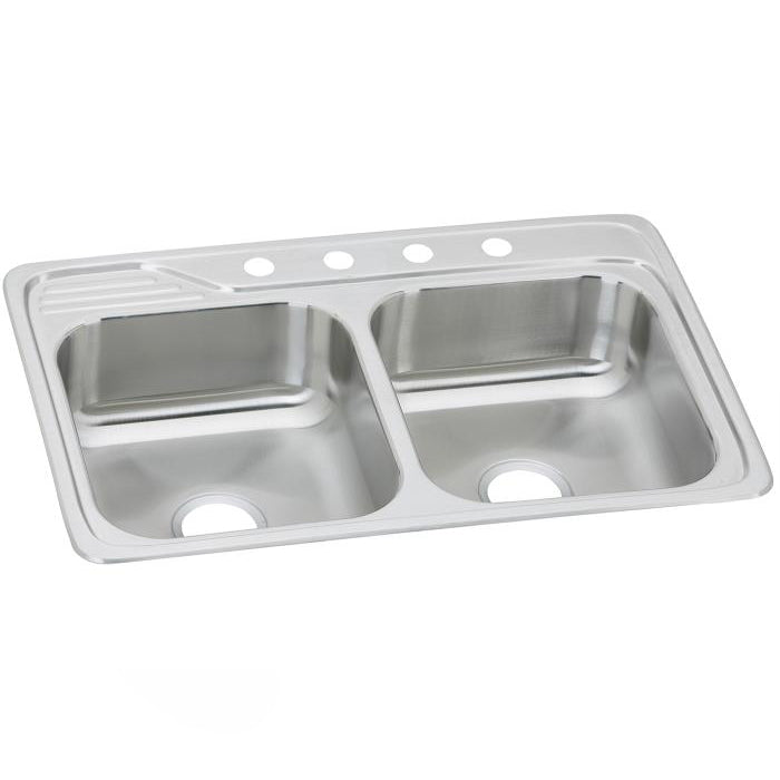 Celebrity 33x22x7-1/2" Stainless Steel Double Bowl Sink 5 HL