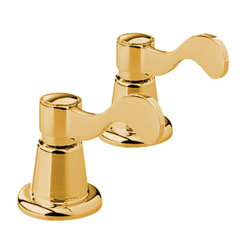Heritage Large Wristblade Handles In Brass