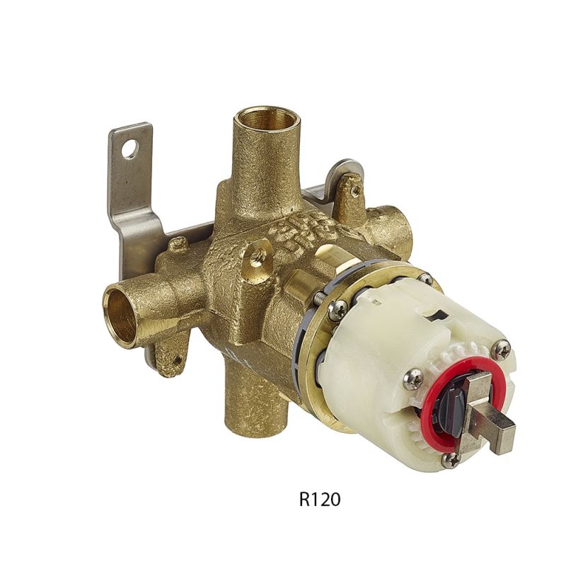 Universal Mixing Rough-In Valve 1/2" Sweat Copper Connect Inlet/Outlet