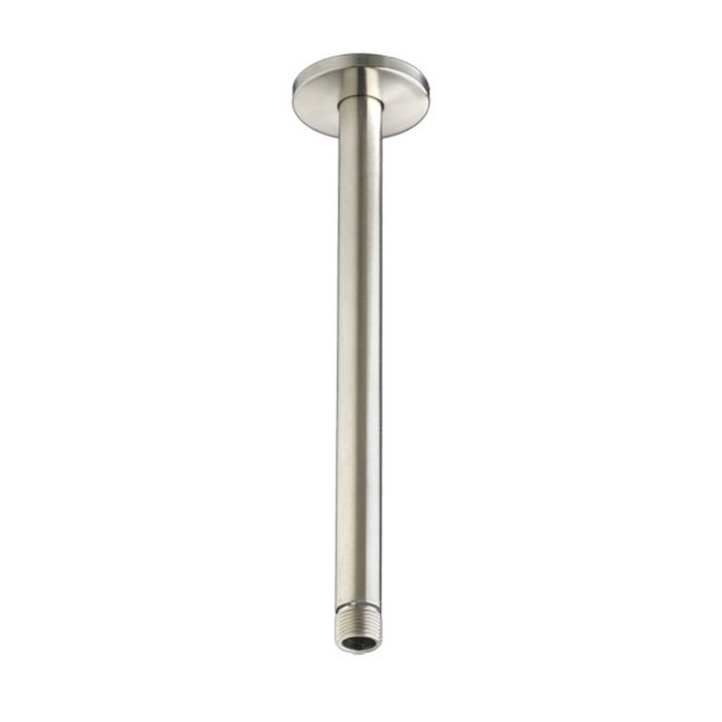 Rain 12" Ceiling Mount Shower Arm & Flange in Brushed Nickel