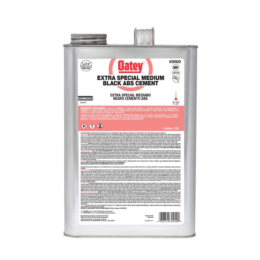 CEMENT 1 GAL BLACK ABS X-SPCL 30920 F/HOT ARID CLIMATES