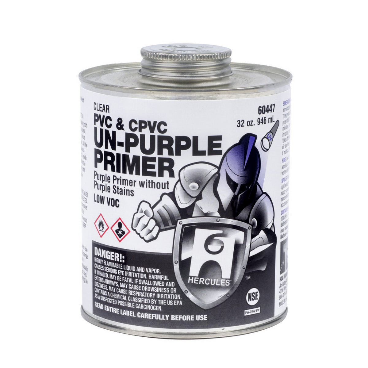 PRIMER 1 QT PVC/CPVC 60447 - UNPURPLE W/UV DYE