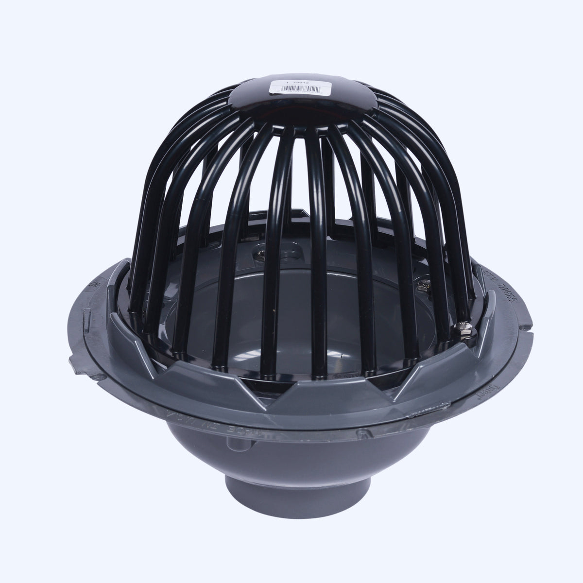 ROOF DRAIN 2 PVC BODY HUB END 78012 W/ABS DOME & GRAVEL GUARD