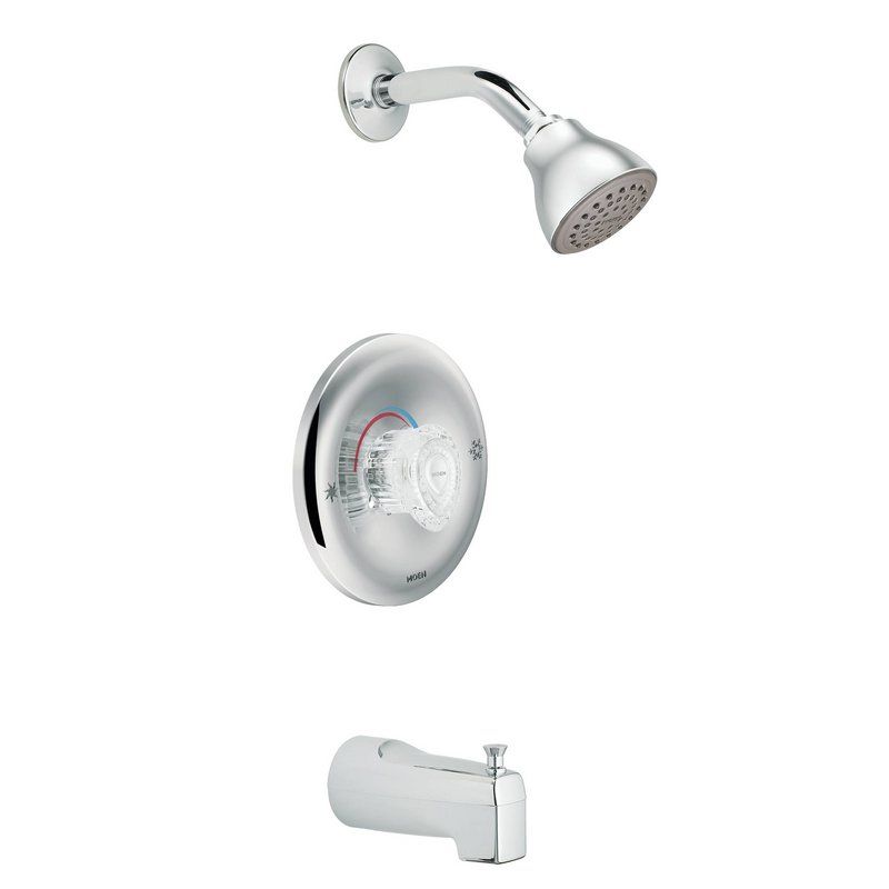 Chateau Tub & Shower System In Chrome