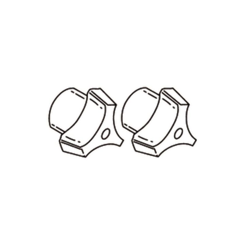 Commercial Tri-Blade Handles In Chrome