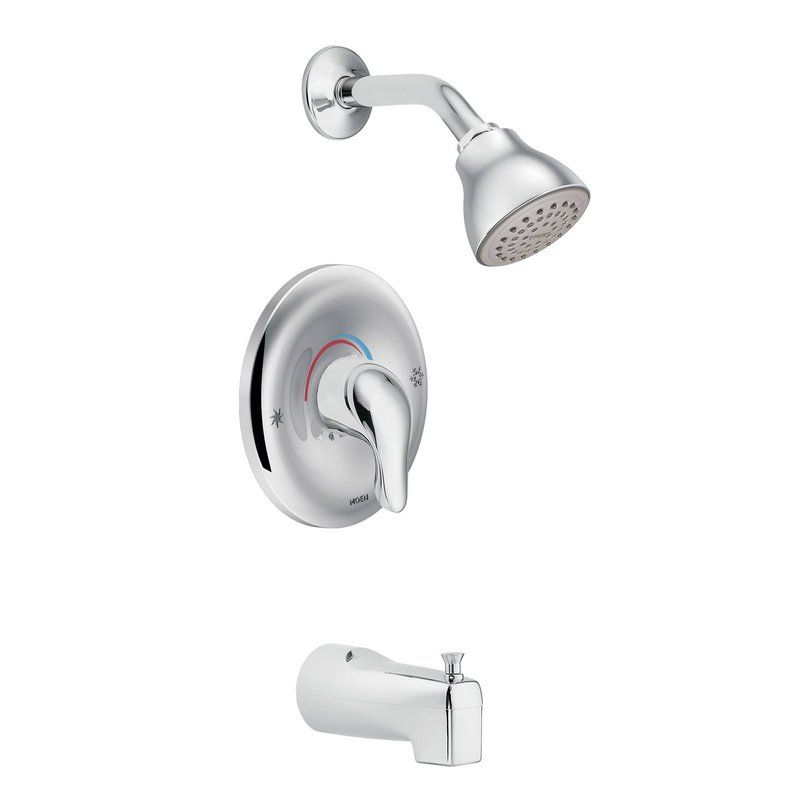 Chateau Pos-Temp Tub & Shower System In Chrome