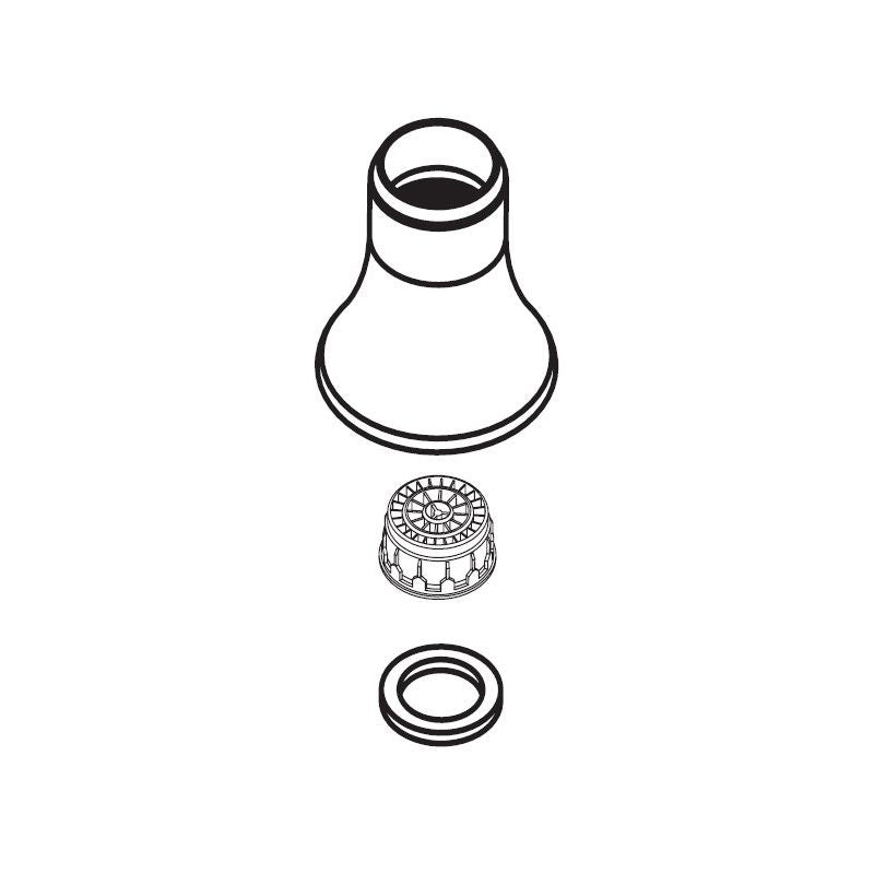 Monticello Spray Shroud Kit for 2-Handle Bidet Chrome