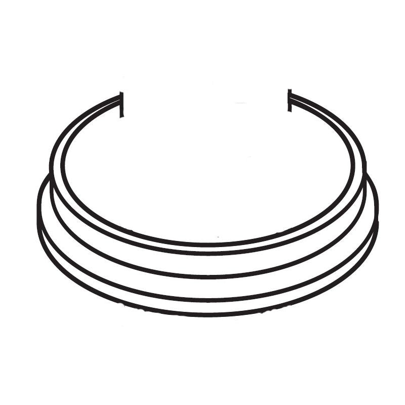 Diverter Trim Ring for Bidet Nickel