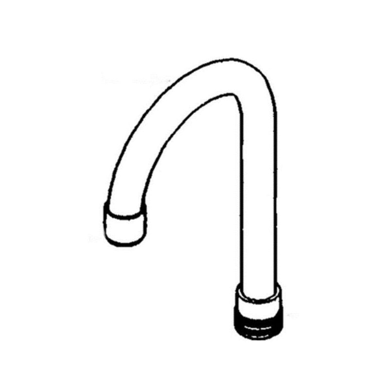 Commercial Gooseneck Spout In Chrome