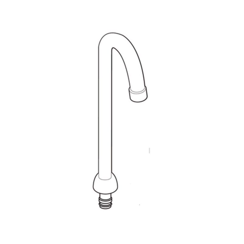 Commercial Spout Kit In Chrome