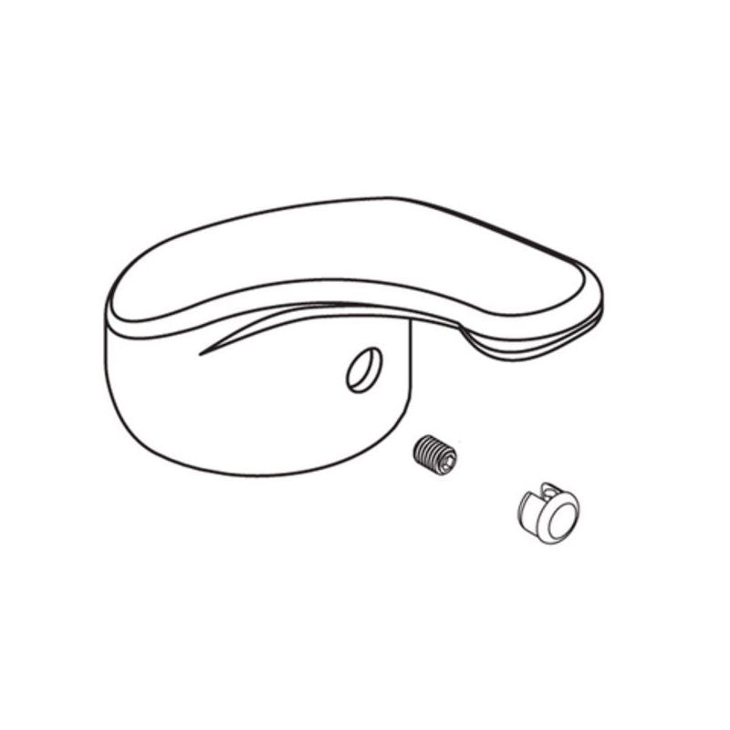 Commercial Handle For Faucet In Chrome