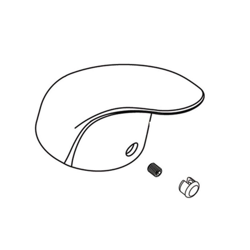 Commercial Handle For Faucet In Chrome